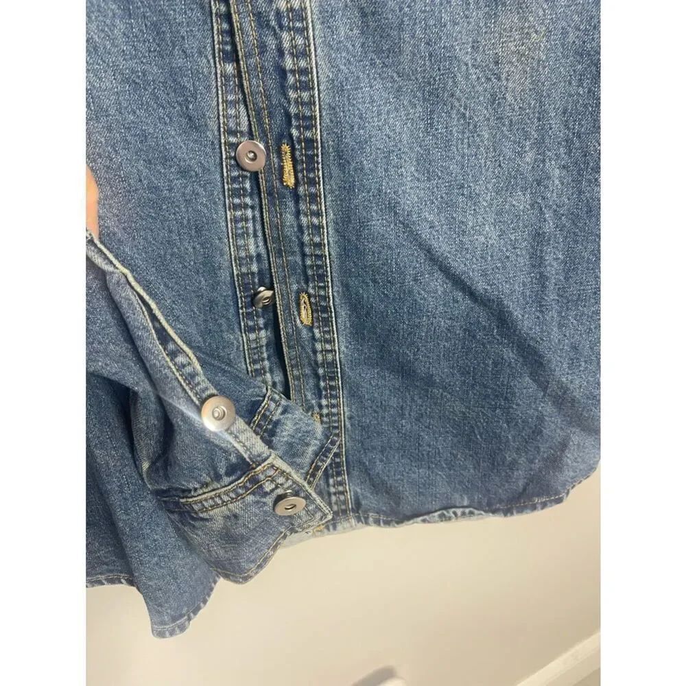 Oversized denim shirt/ jacket in Medium NWT - Picture 5 of 7